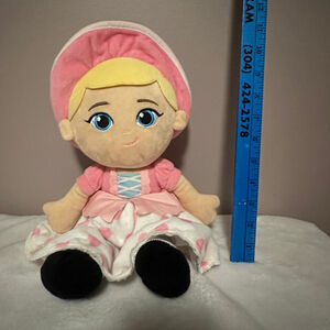 Girls Disney Pixar Bo Peep Plush Doll Pink White Toy Story Baby